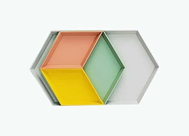 Unbreakable Geometric Vanity Tray