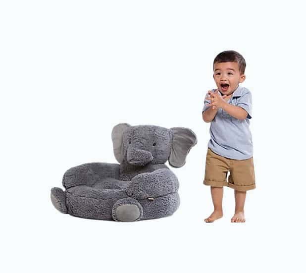 Plush Elephant Character Chair