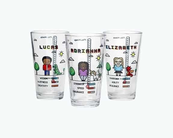 Personalized Gamer Pint Glasses