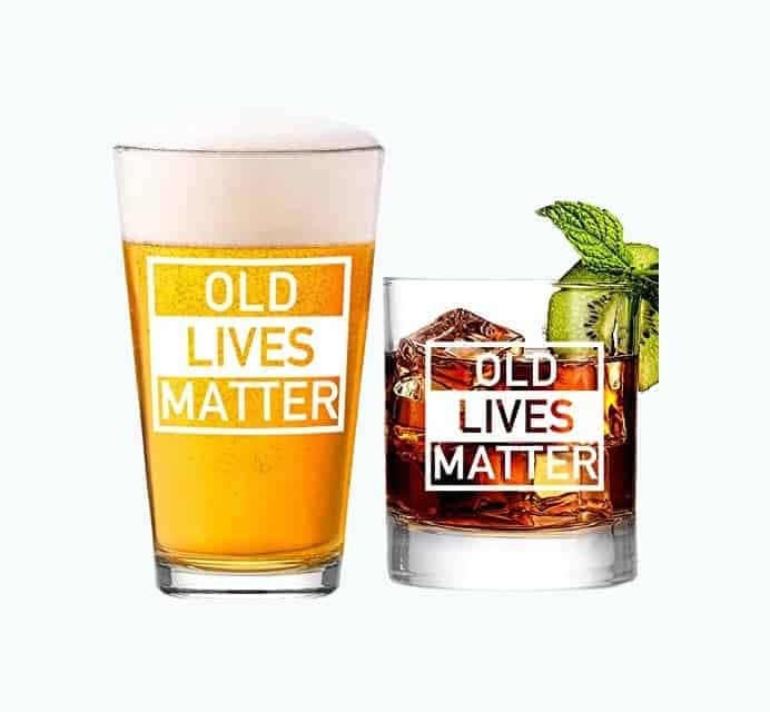 Old Lives Matter Glasses