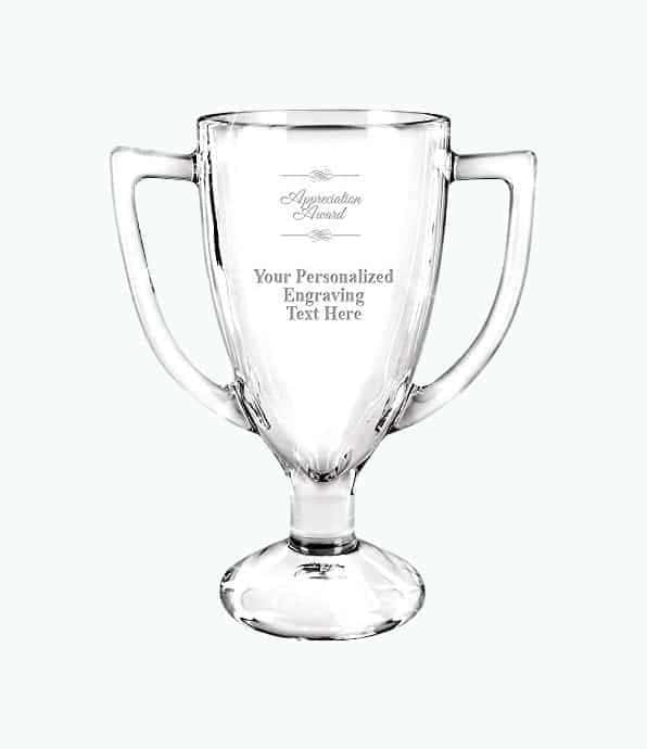 Personalized Glass Trophy