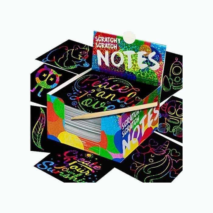 Rainbow Scratch-Off Notes Set