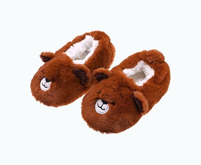 Toddler Teddy Bear Slippers