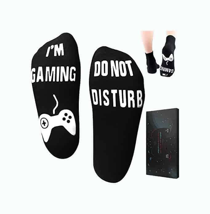 ‘Do Not Disturb, I’m Gaming’ Socks