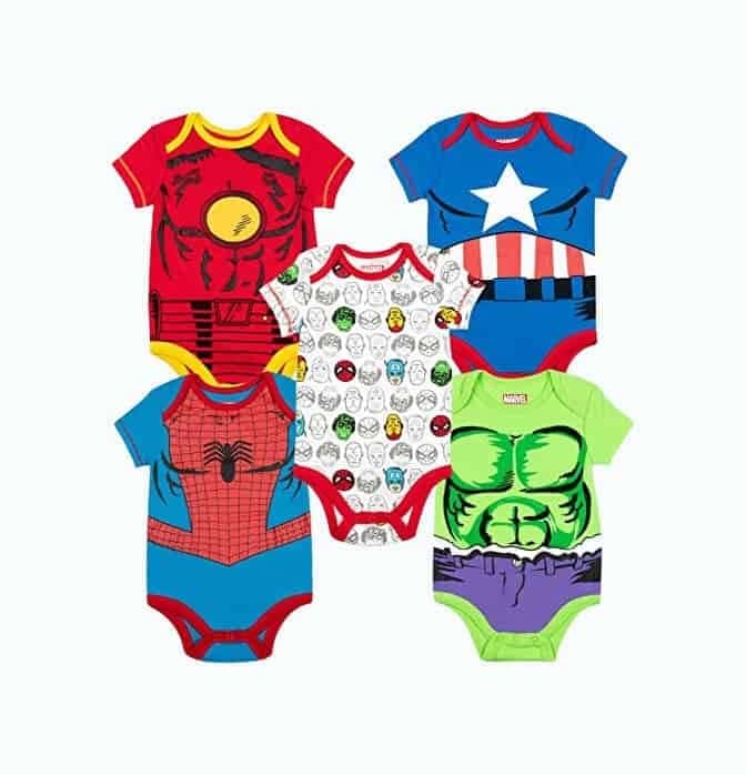 Marvel Bodysuits Set