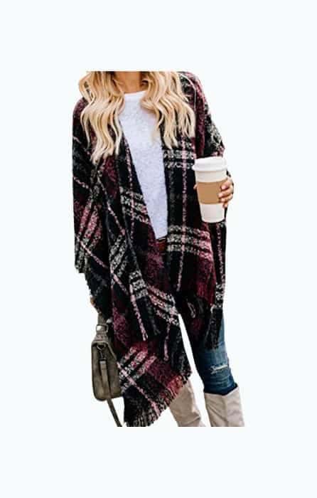 Boho Plaid Wrap