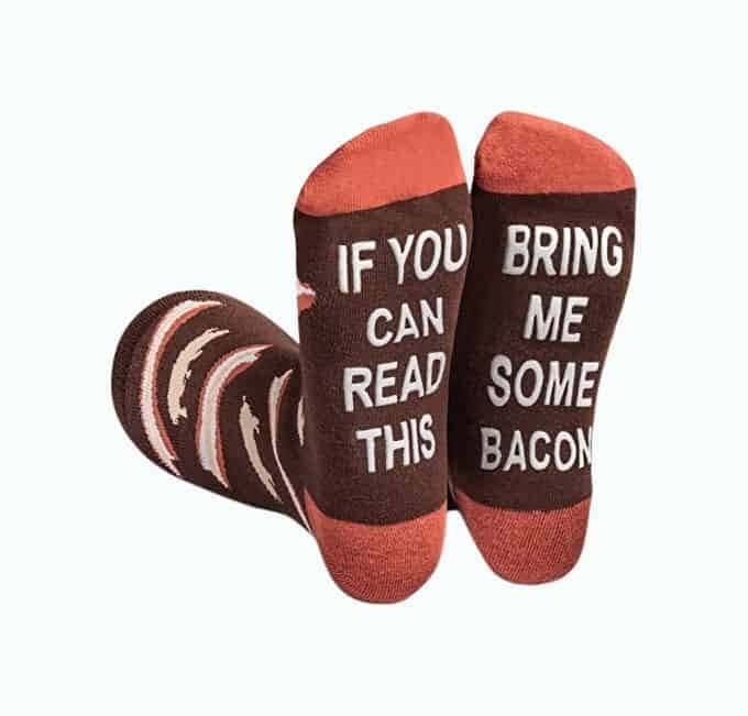 Bring Me Some Bacon Novelty Socks