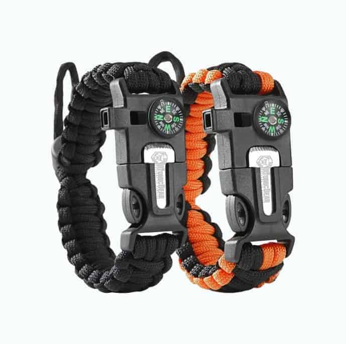 Atomic Bear Paracord Bracelet (2 Pack)