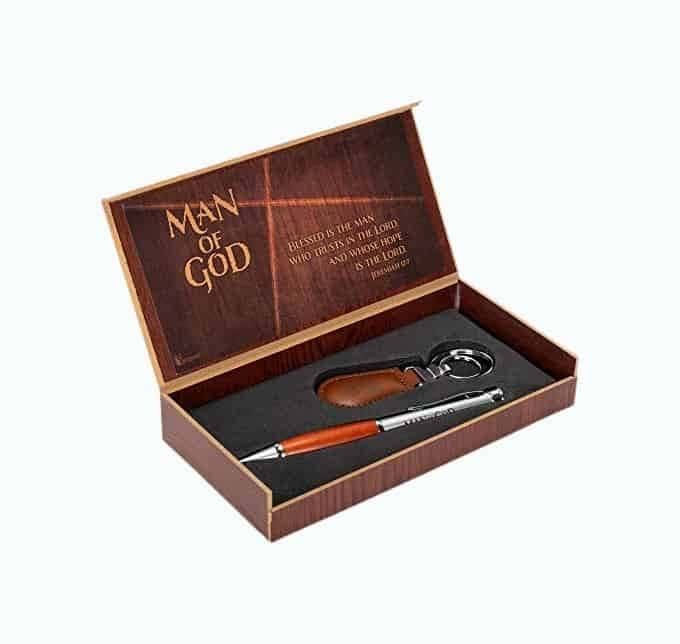 Man of God Pen And Keychain Boxed Set