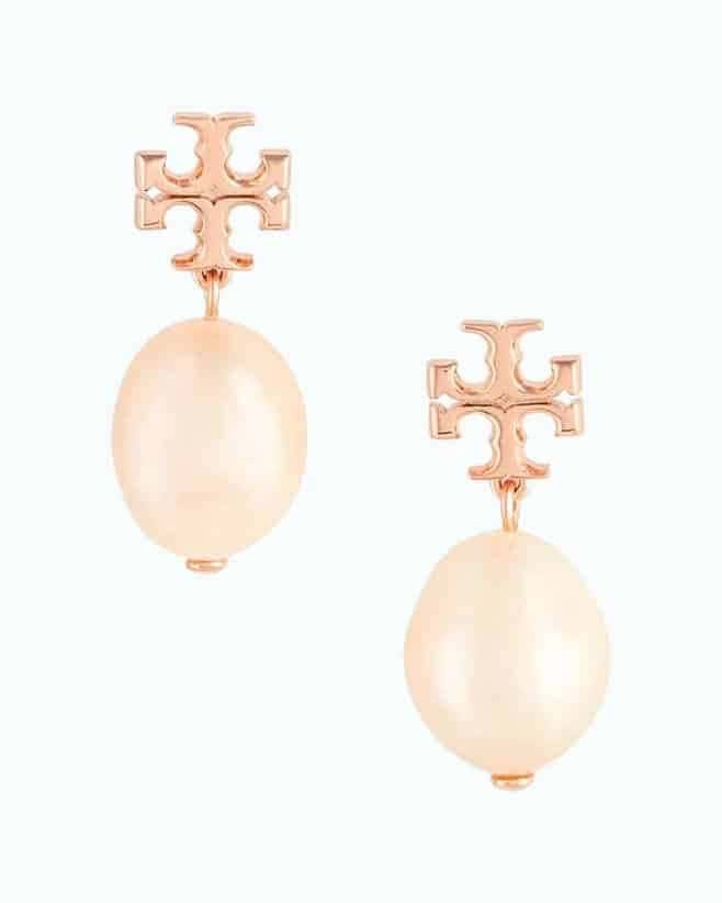 Tory Burch Pearl Drop Earrings