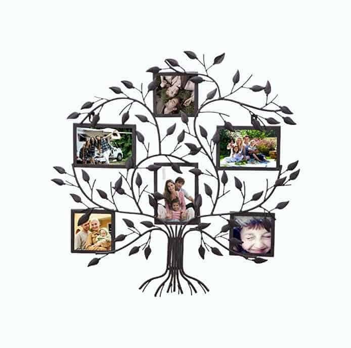 Family Tree Metal Wall Hanging