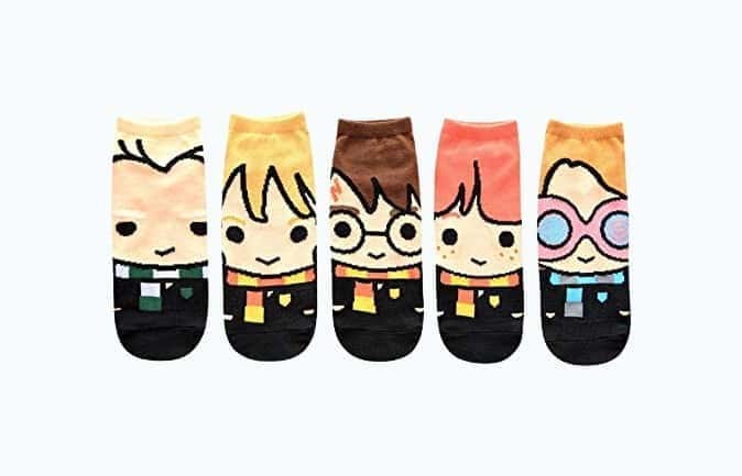 Harry Potter Chibi Character Ankle Socks