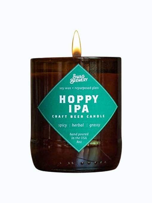 Hoppy IPA Brew Candle - Hand Poured in USA (Soy Wax)