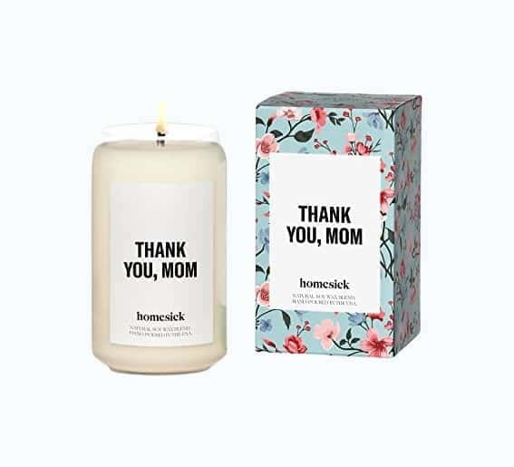 Premium Scented Thank You Mom Candle