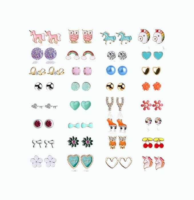 32 Pairs of Hypoallergenic Earrings