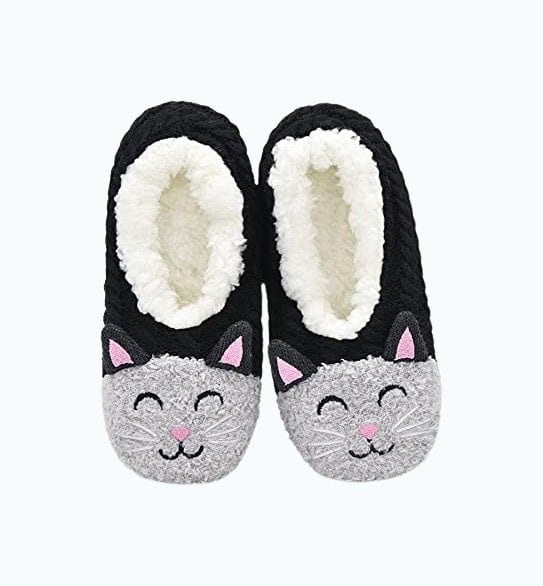 Womens Animal Slipper Socks