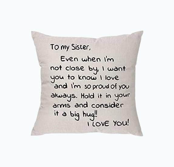 Sister Pillow Cover