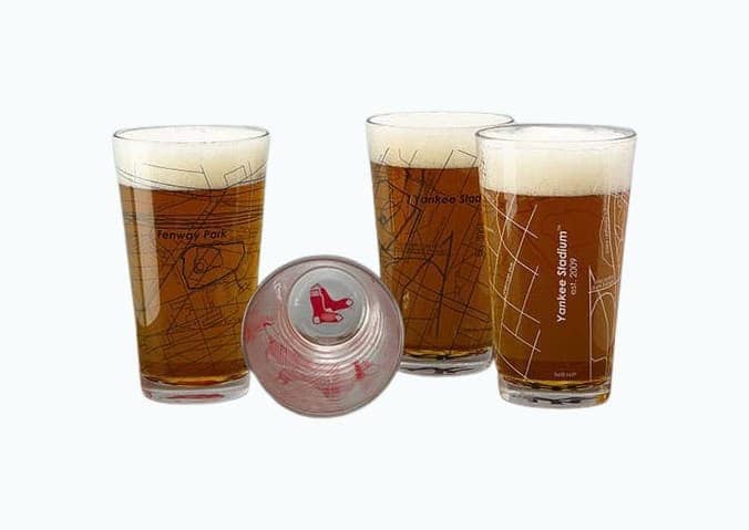 Baseball Park Pint Glasses