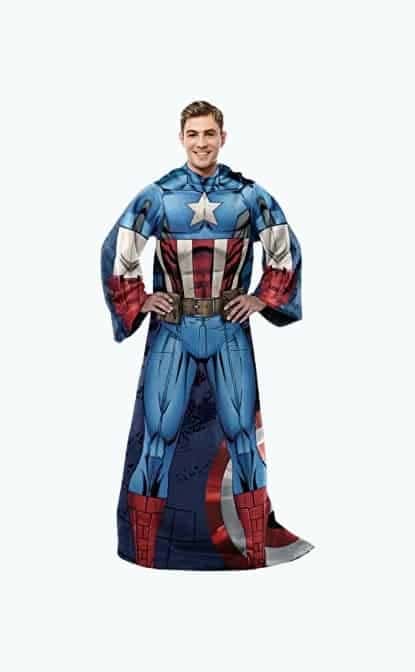 Marvel Captain America Wearable Blanket