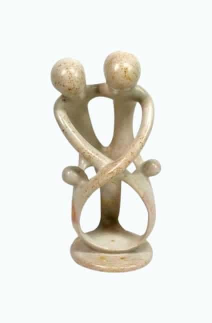 Soapstone Family Sculpture