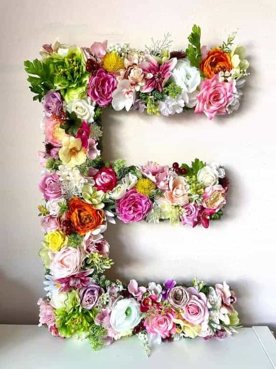 14 | FLORAL LETTERS