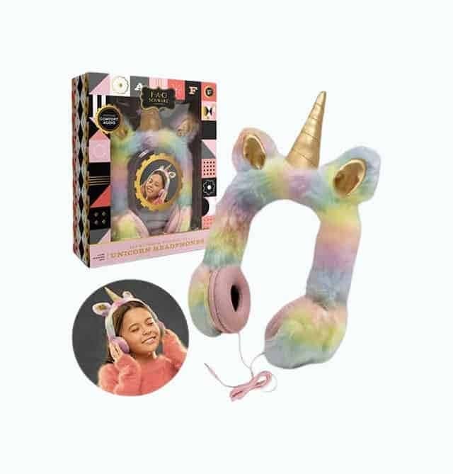 Unicorn Plush Headphones