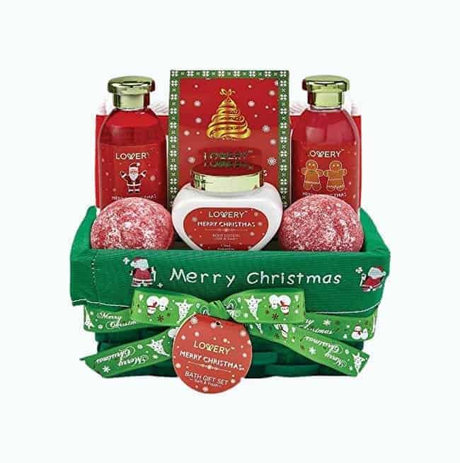 Christmas Spa Gift Basket