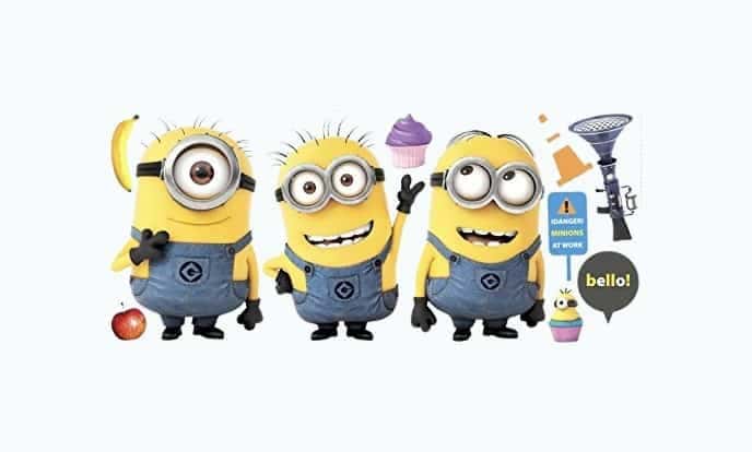 Minions Peel and Stick Giant Wall Decals