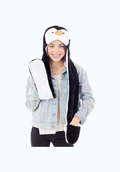 Penguin Hat, Scarf & Mittens Combo