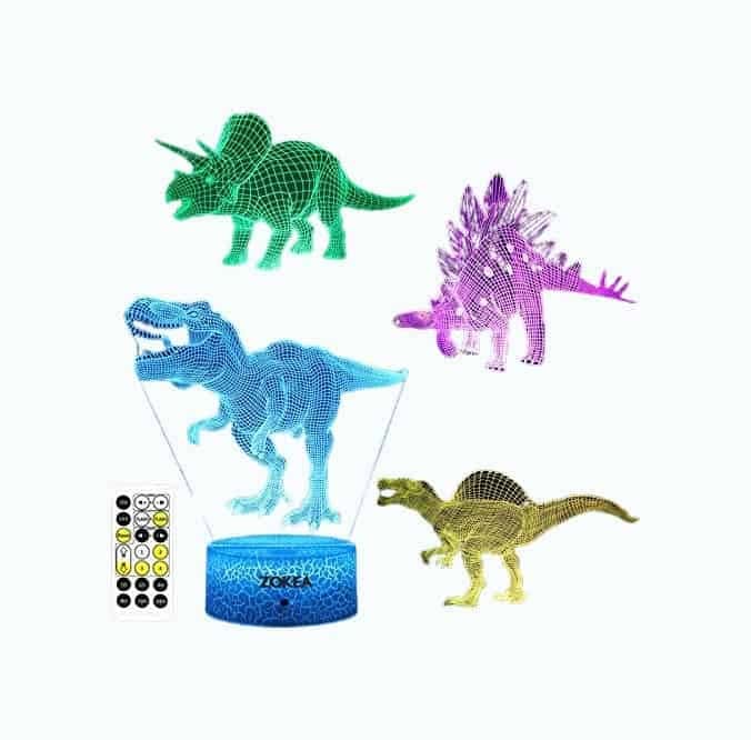 3D Dinosaur Night Light