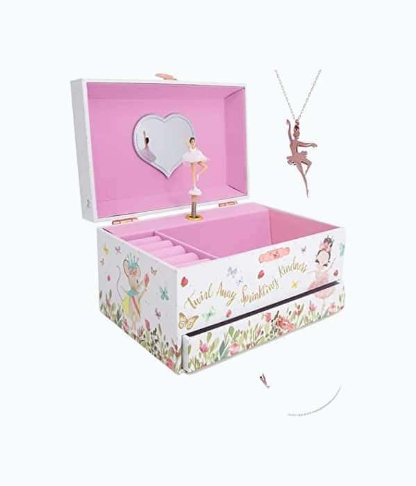 Musical Ballerina Jewelry Box