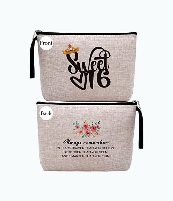 Sweet 16 Makeup Bag