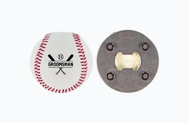 Baseball Bottle Opener