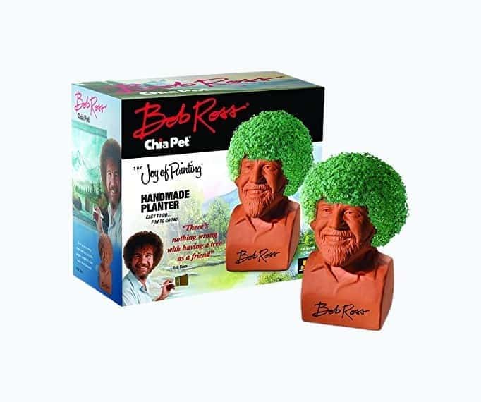 Chia Pet Bob Ross