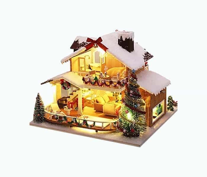 DIY Christmas Dollhouse