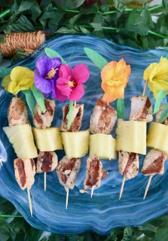 22 | PINEAPPLE CHICKEN SKEWERS