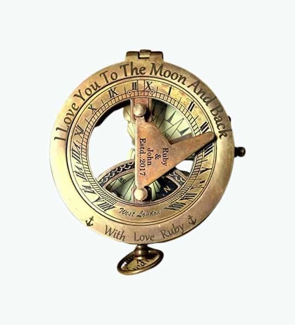 Personalized Sundial Compass