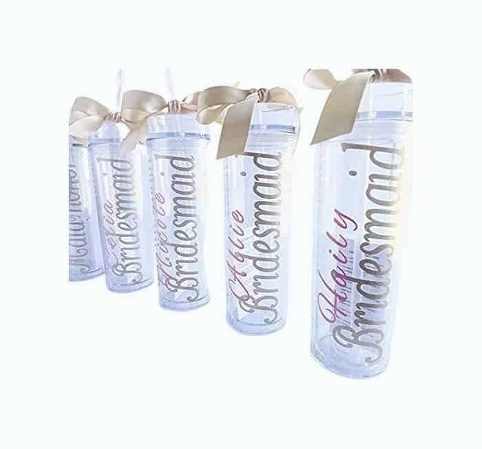 Personalized Bridesmaid Tumbler