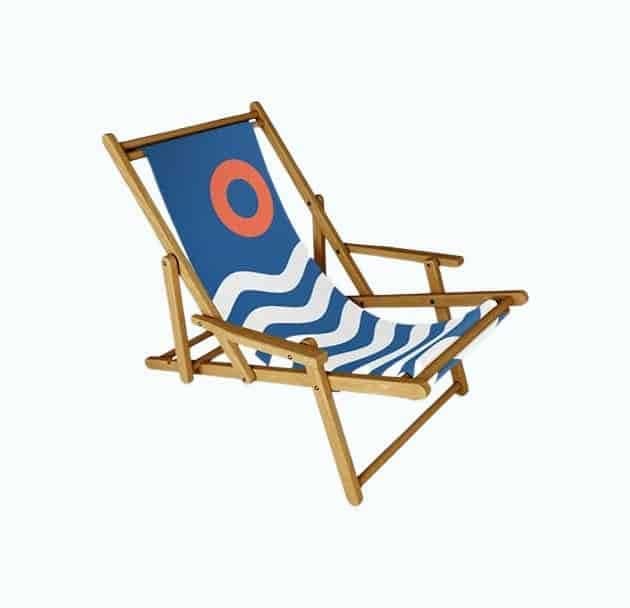 Nautical Seascape Sling Chair