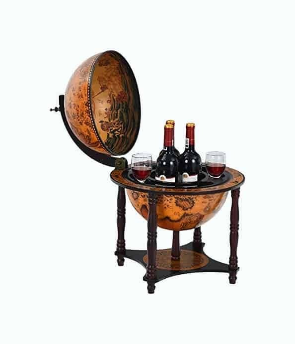 Tabletop Globe Bar Stand