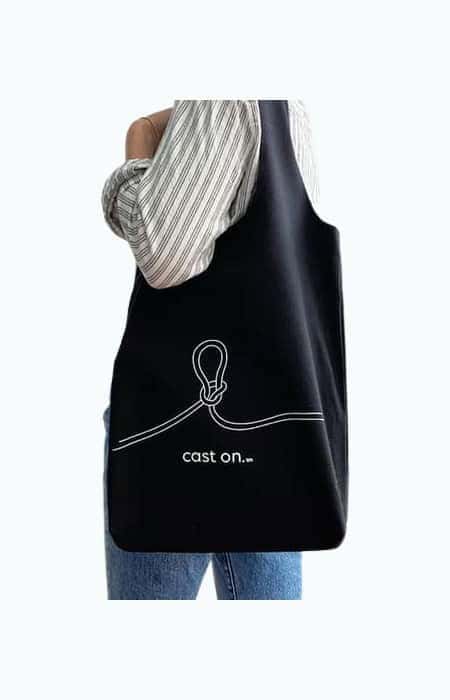 Cast On Tote Bag