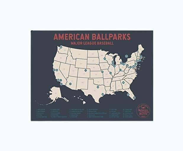 Major League Baseball Travel Map