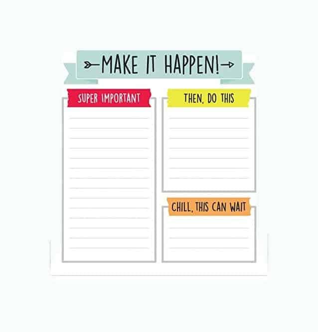 Make It Happen Notepad