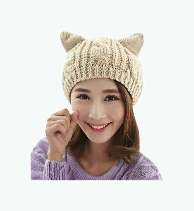 Cat Knit Hat