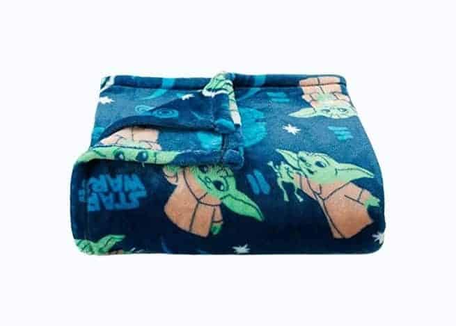 Baby Yoda Throw Blanket