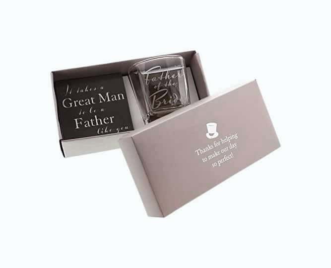 Whiskey Glass and Coaster Gift Set