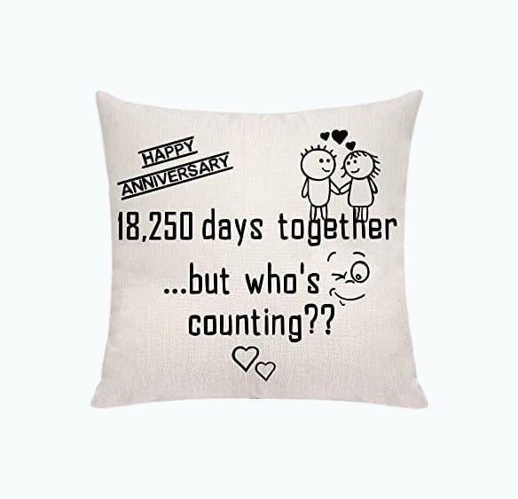 45th Anniversary Pillow Cover