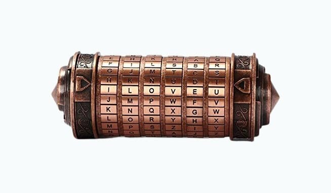 Copper Cryptex Puzzle Box