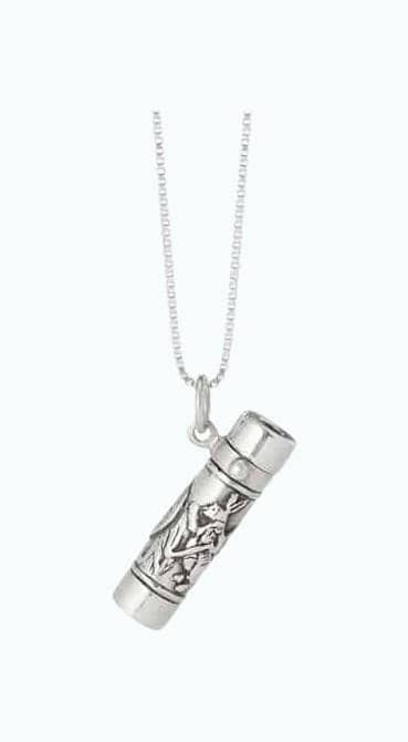 Alice in Wonderland Kaleidoscope Necklace