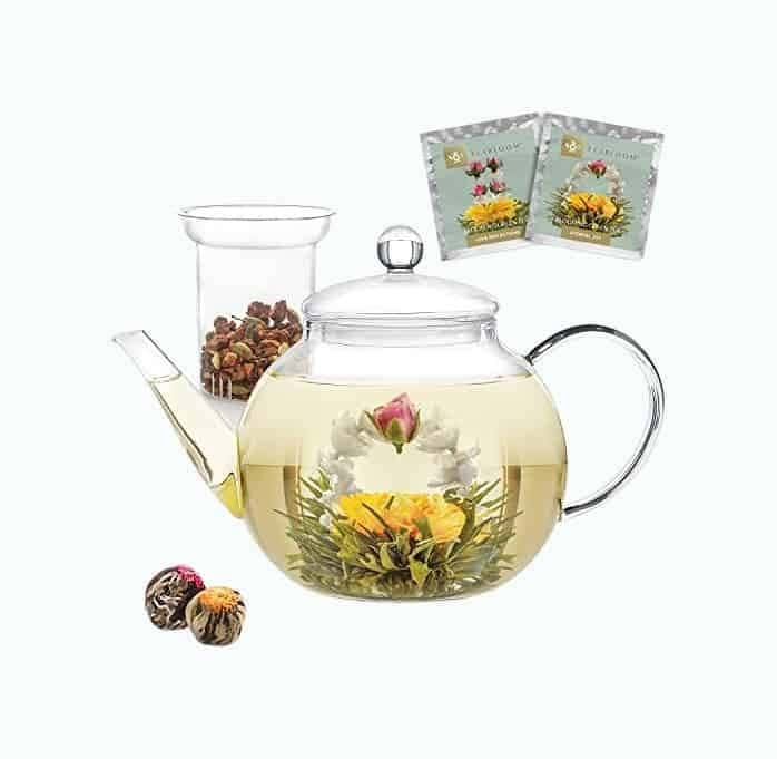 Stovetop & Microwave Glass Teapot